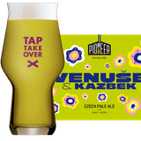 Pioneer Venuse & Kazbek Glass and Label