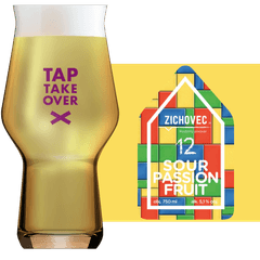 Thumbnail Zichovec Sour Passion Fruit 12 Glass and Label