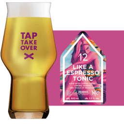 Zichovec Like a Espresso Tonic Glass and Label