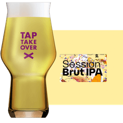 Thumbnail Klenot 10° Session Brut IPA Glass and Label