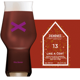 Zichovec Like a Cert Glass and Label