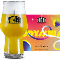 Pioneer Odysseia Glass and Label