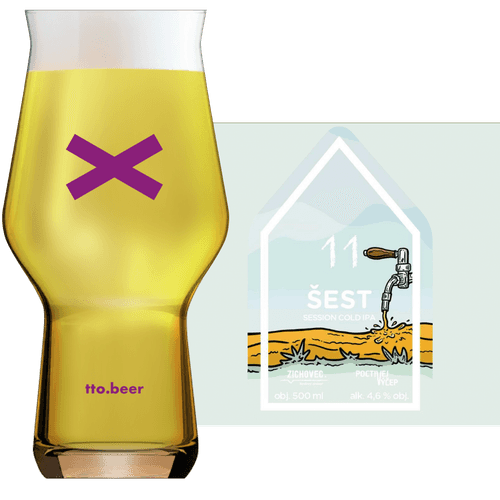 Zichovec Sest Glass and Label