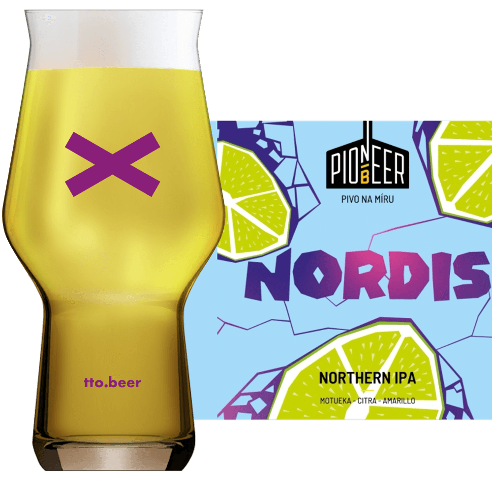 Pioneer Nordis Glass and Label