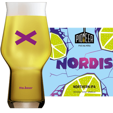 Pioneer Nordis Glass and Label