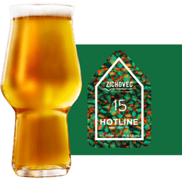 Zichovec Hotline  Glass and Label
