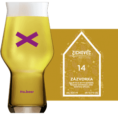 Thumbnail Zichovec Zazvorka Glass and Label