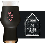 Zichovec The Irish Black Glass and Label