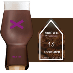 Thumbnail Zichovec Roggenbier Glass and Label