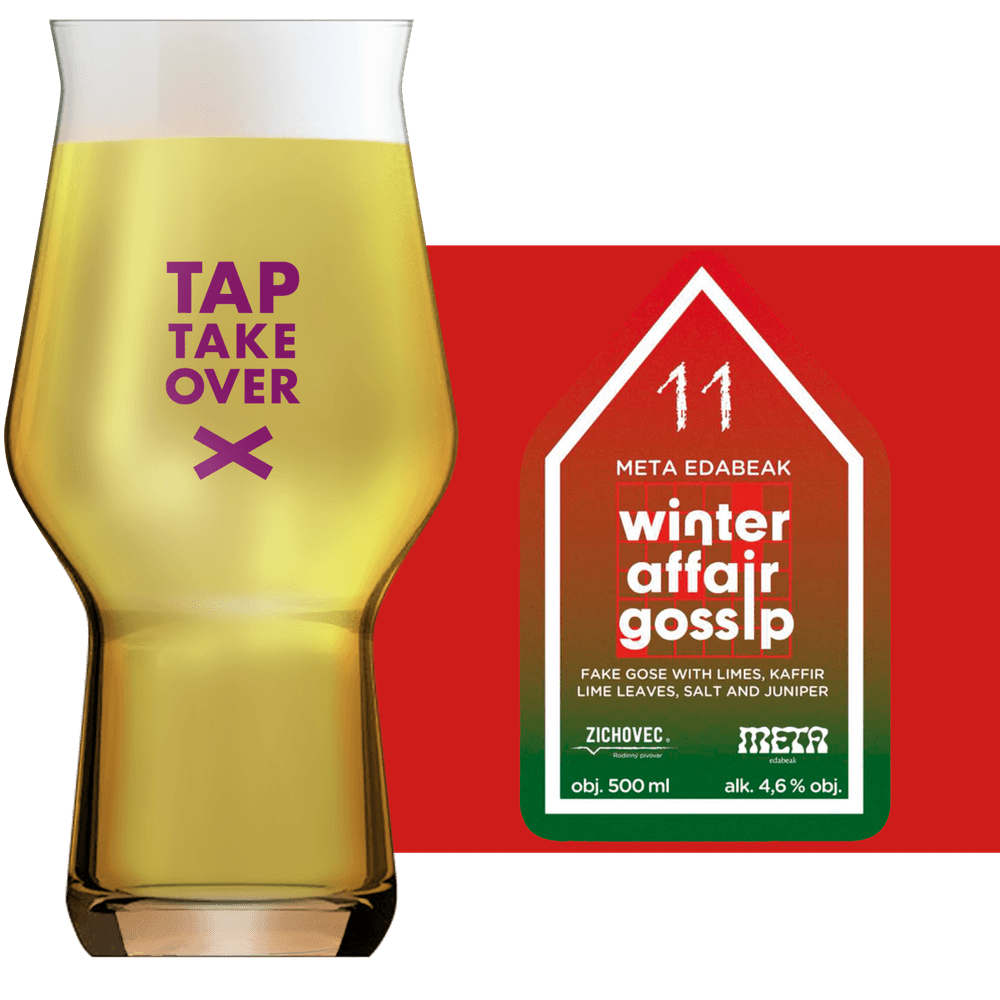 Zichovec Winter Affair Gossip Meta Edabeak  Glass and Label