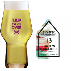 Thumbnail Zichovec Jane's Paradise Glass and Label