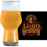 Northern Monk Lord Heathen Glass and Label