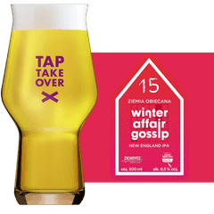 Thumbnail Zichovec Winter Affair Gossip Ziemia Obiecana Glass and Label