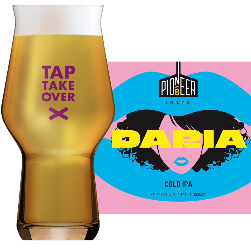 Pioneer Daria Glass and Label