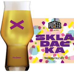 Thumbnail Pioneer Skladakca Glass and Label