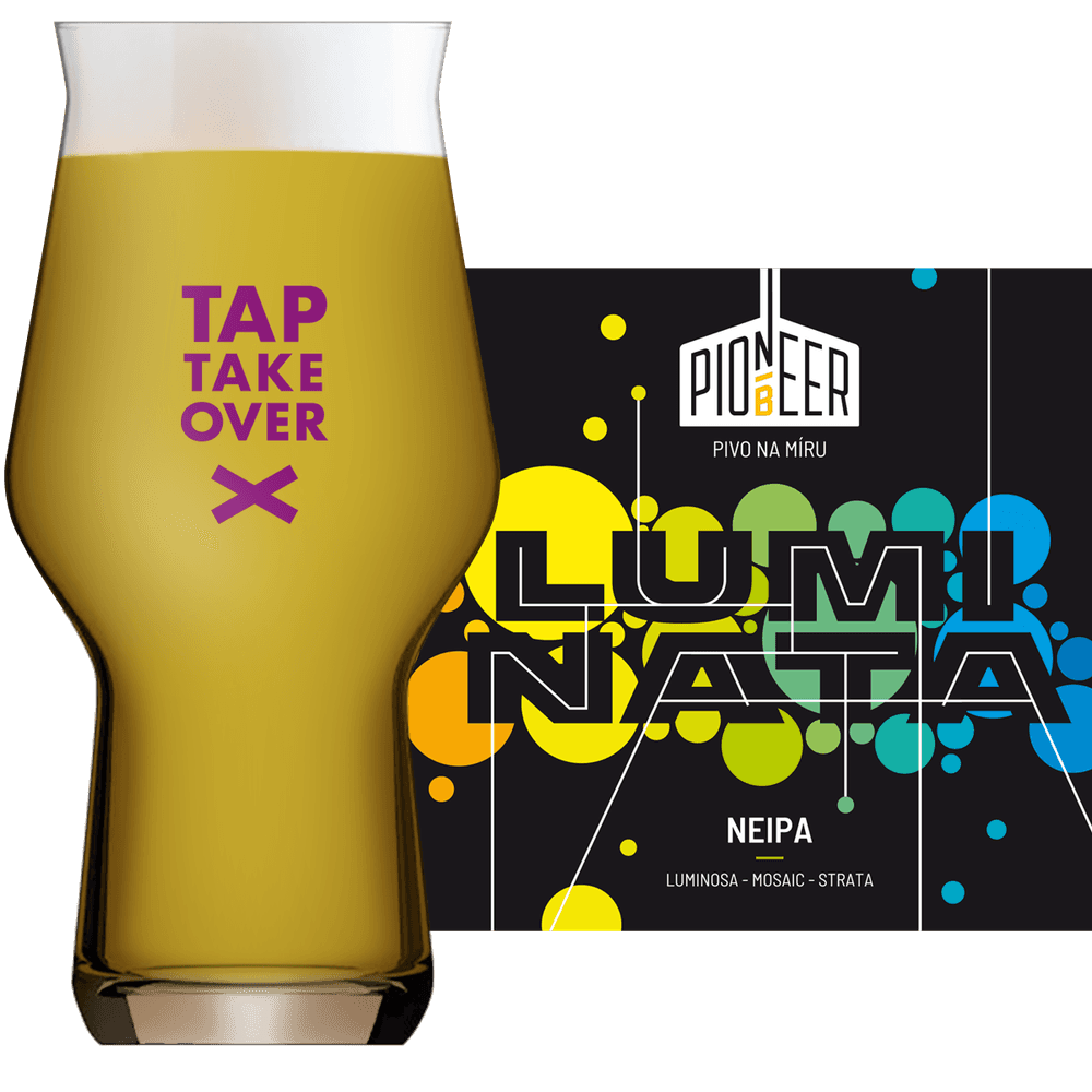 Pioneer Luminata Glass and Label