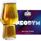 Pioneer Neodym Glass and Label