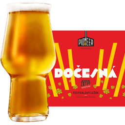 Pioneer Docesna Glass and Label