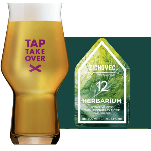 Zichovec Herbarium Glass and Label