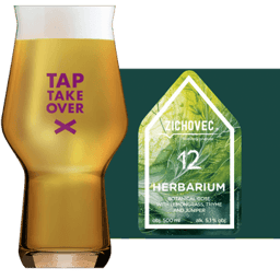 Zichovec Herbarium Glass and Label