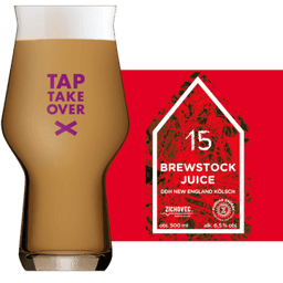 Zichovec Brewstock Juice Glass and Label