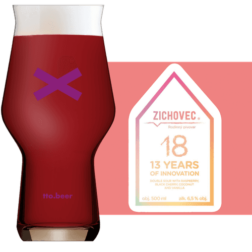 Zichovec 13 years of innovation Glass and Label