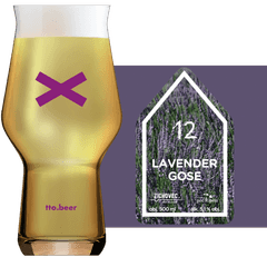 Thumbnail Zichovec Lavender Gose Glass and Label