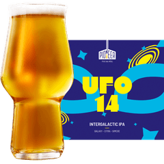 Thumbnail Pioneer UFO 14 Glass and Label