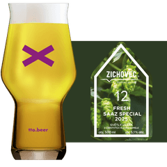 Thumbnail Zichovec Fresh Saaz Special 12 2025 Glass and Label