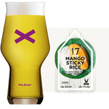 Zichovec Mango Sticky Rice Glass and Label