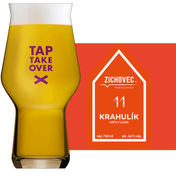 Zichovec Krahulik 11 Glass and Label
