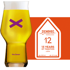 Thumbnail Zichovec 13 Years of Tradition Glass and Label