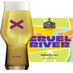 Thumbnail Pioneer Cruel River Glass and Label