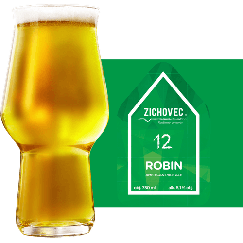 Zichovec Robin 12 Glass and Label