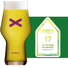 Thumbnail Zichovec 13 Years of Happiness Glass and Label