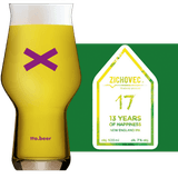 Zichovec 13 Years of Happiness Glass and Label